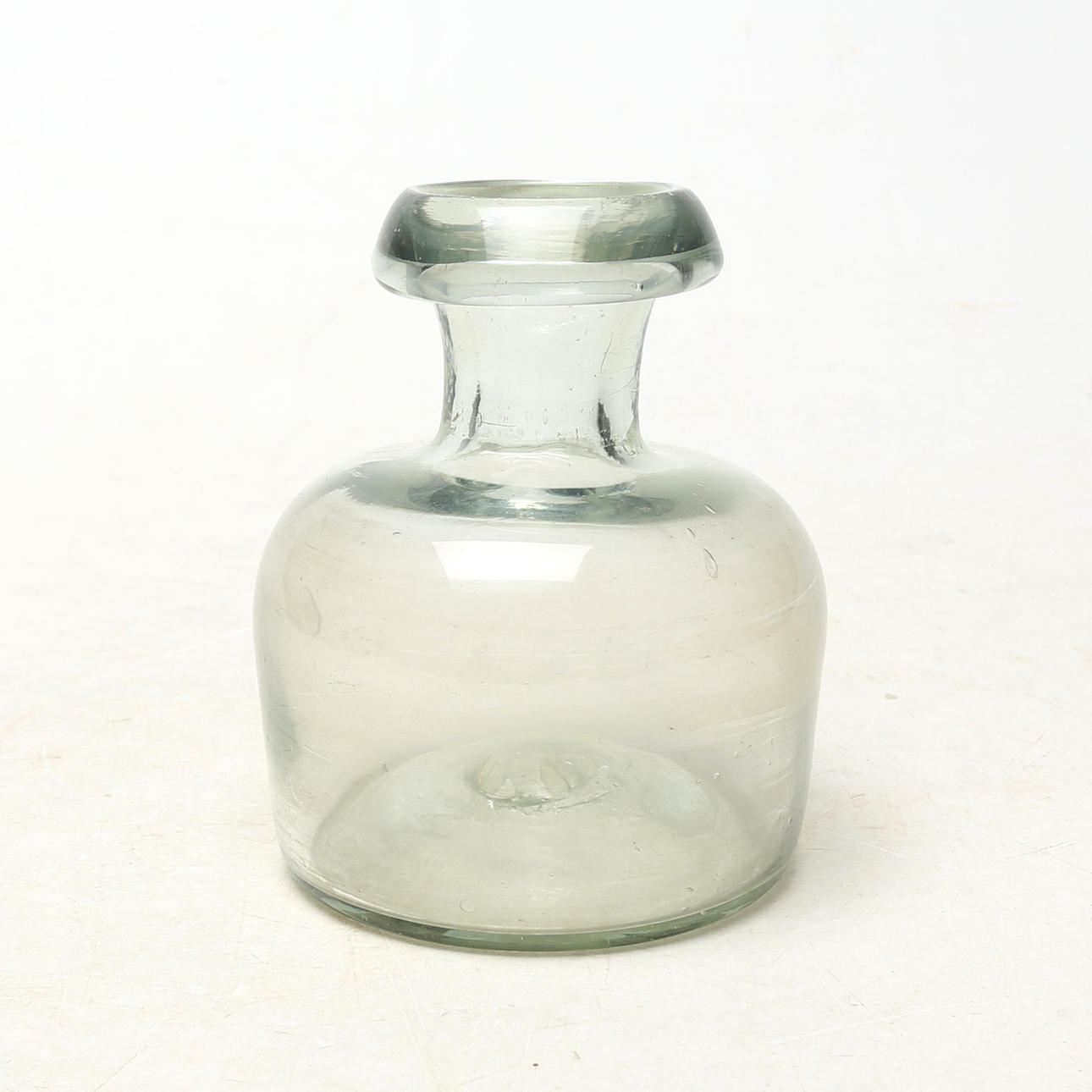 VASE, glass, likely 19th century.