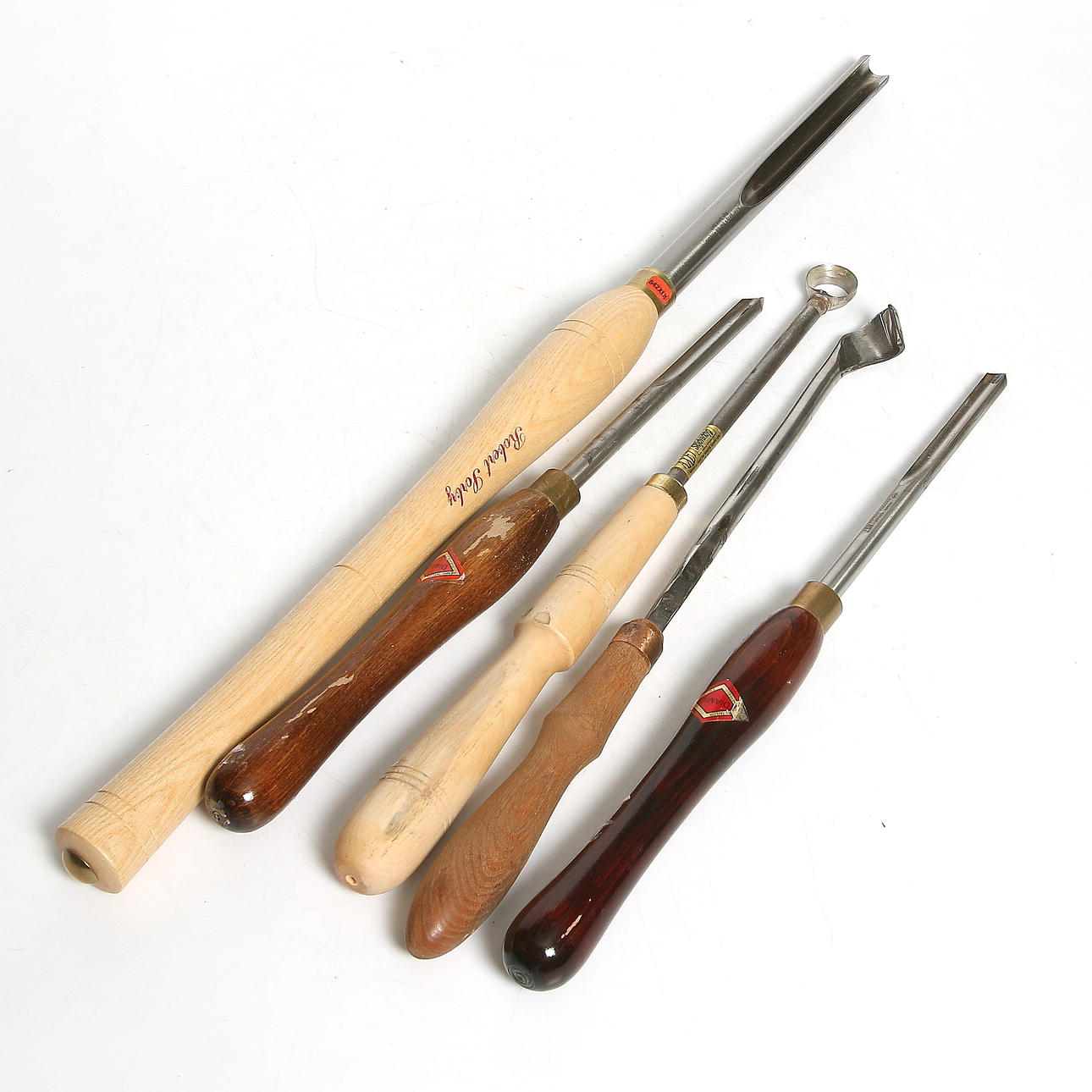 SVARVJÄRN, 5 st. bl.a. Robert Sorby och Henry Taylor Tools.