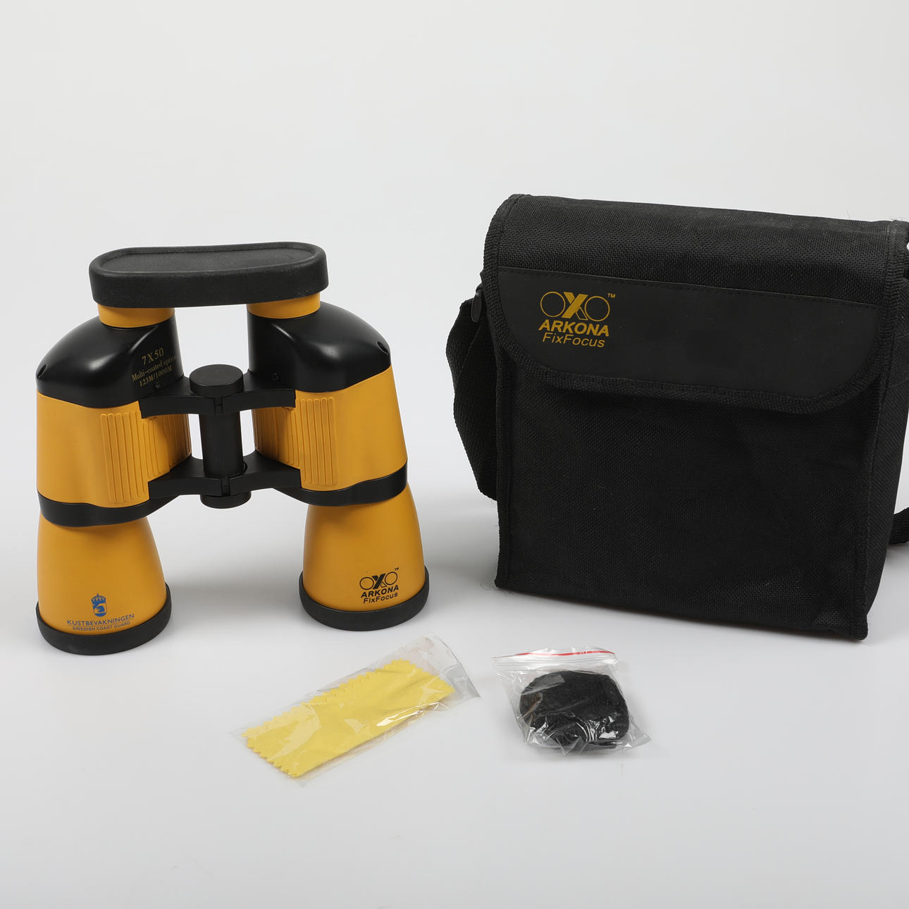 BINOCULARS, "Fixfocus", 7 x 50, Arkona.