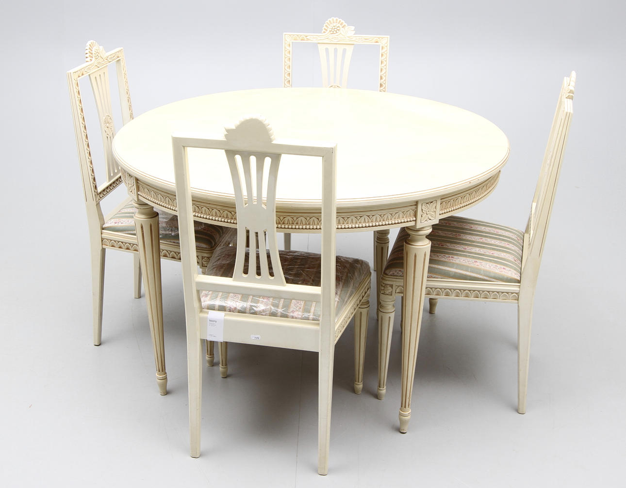 MATGRUPP, 5 del, Gustaviansk stil, 1900 tal.