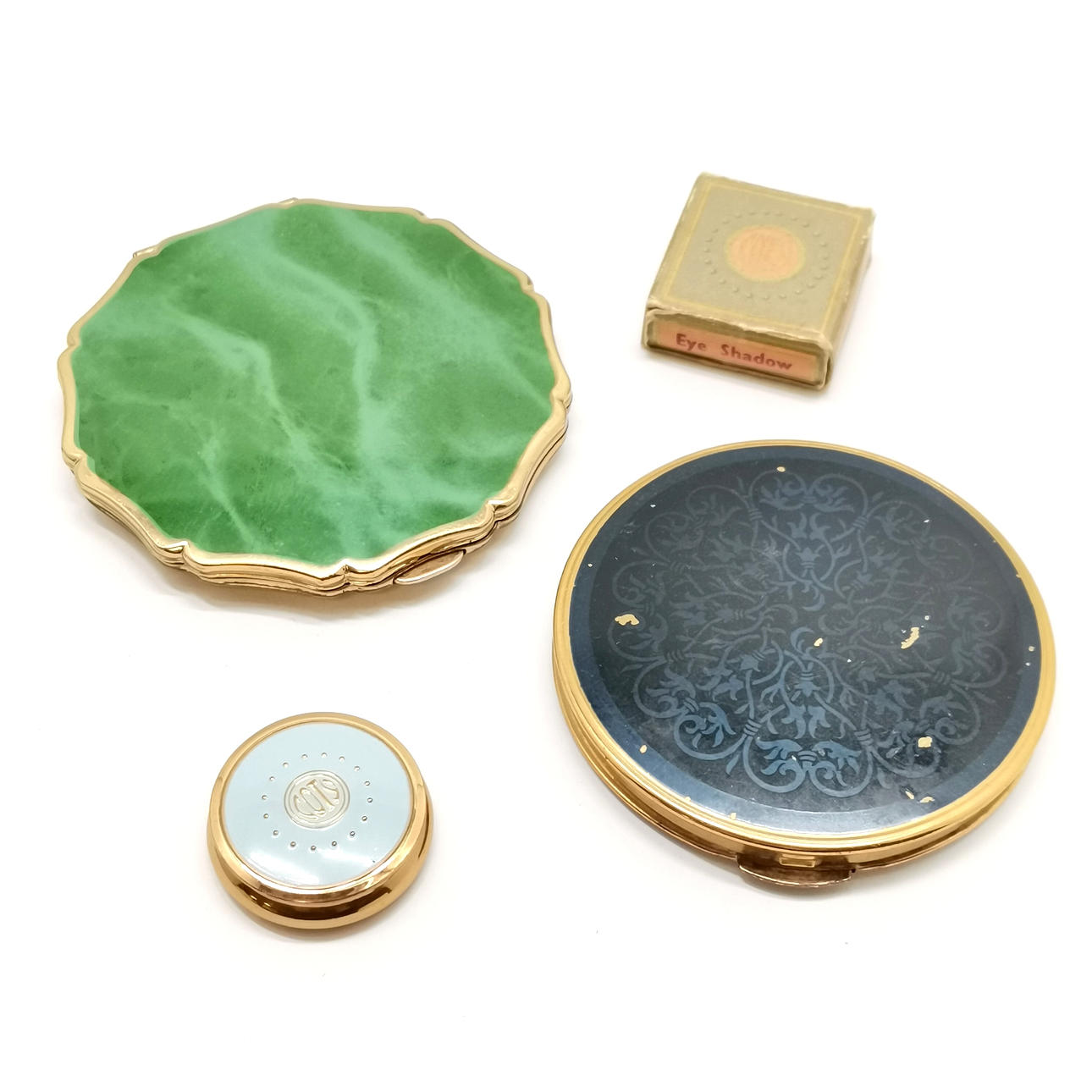 2 x COMPACTS T/W COTY EYE SHADOW.