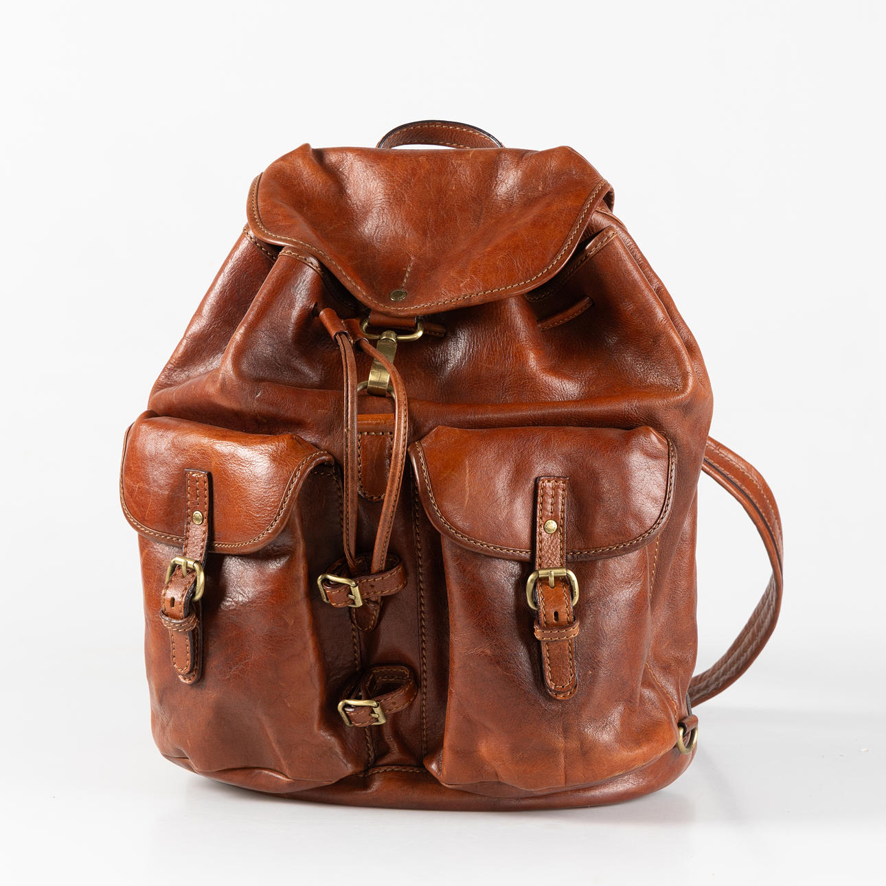 THE BRIDGE, backpack, leather.