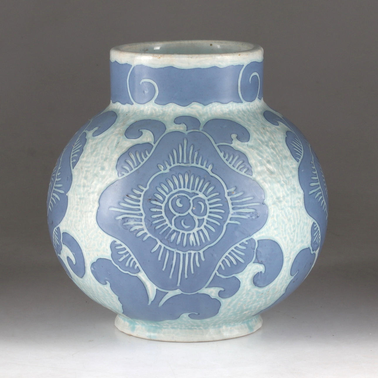 JOSEF EKBERG. Vase, "Sgraffito", signed and dated Gustavsberg 1920.