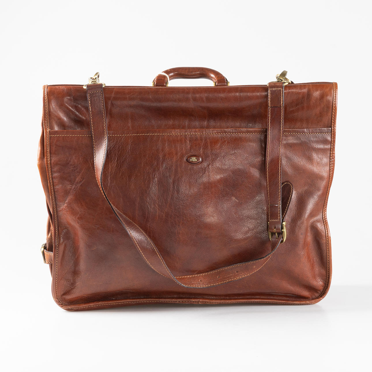 THE BRIDGE, garment bag, leather.