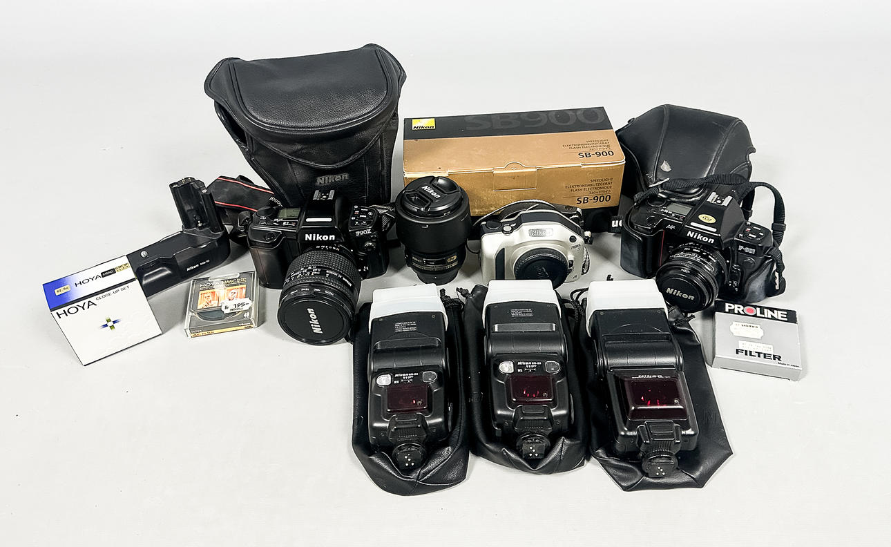 CAMERAS & ACCESSORIES, mostly Nikon.