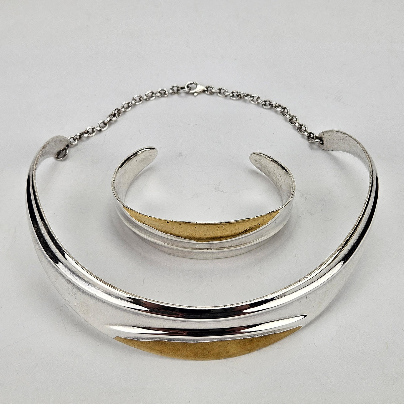 JACOB HÜLL. Garnityr, 2 delar, silver, B+D, Danmark.