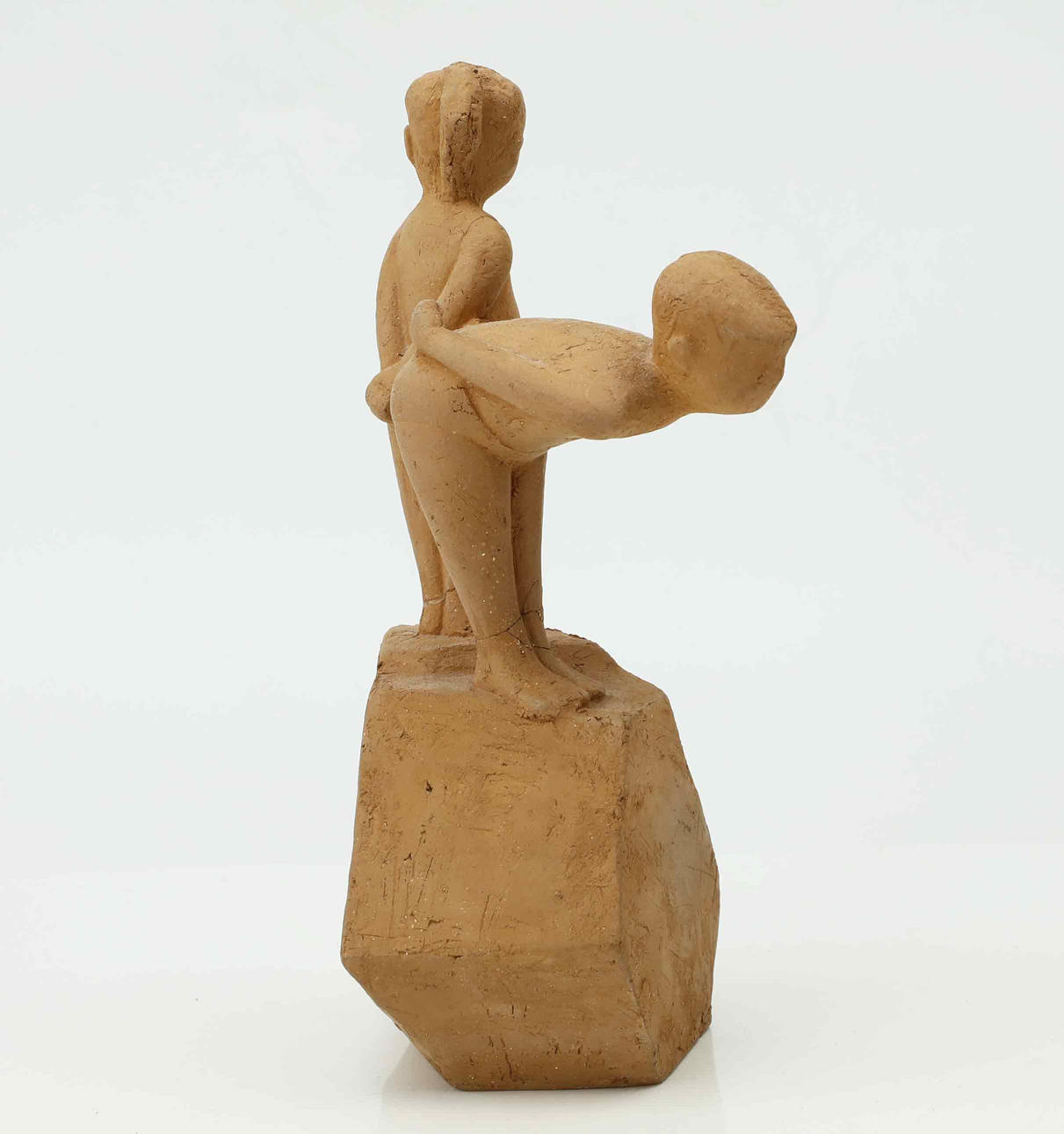 ÅKE ANDERSSON. Sculpture, terracotta, signed and dated -66.