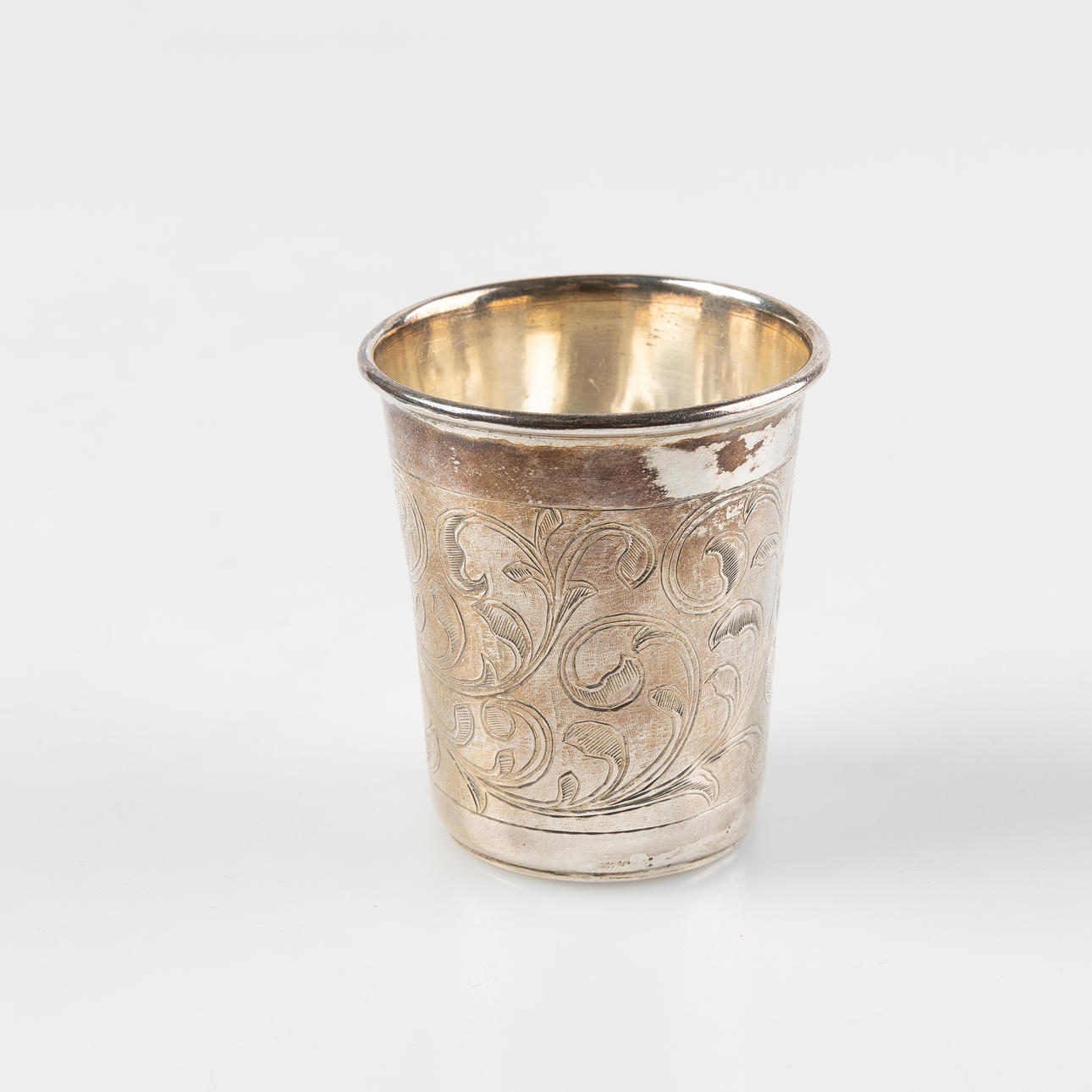 BEAKER, silver, Russia, 1855.
