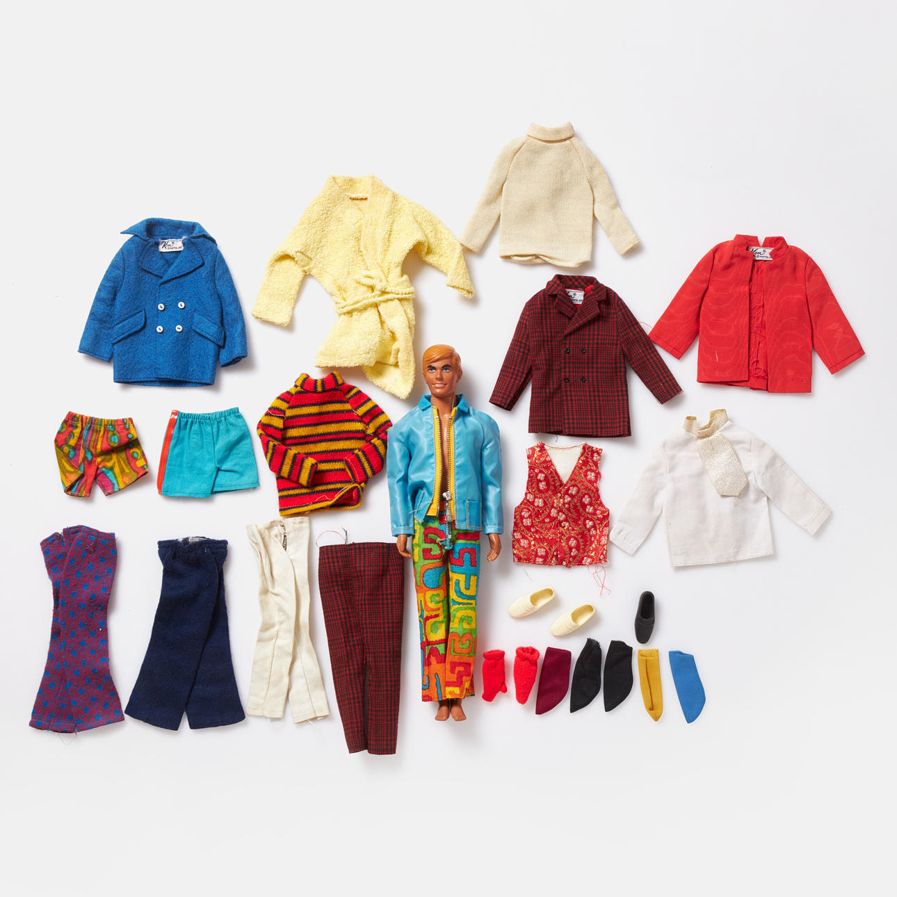 KEN, with clothes, Mattel, 1968.