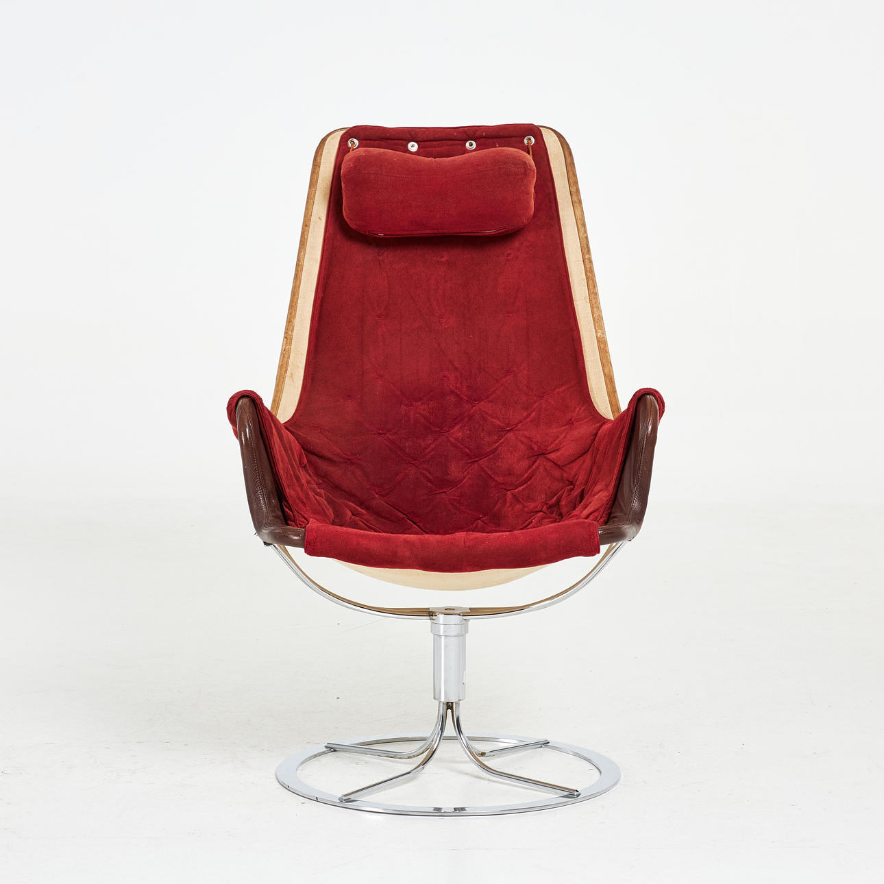 BRUNO MATHSSON. "Jetson", armchair, DUX, labelled.