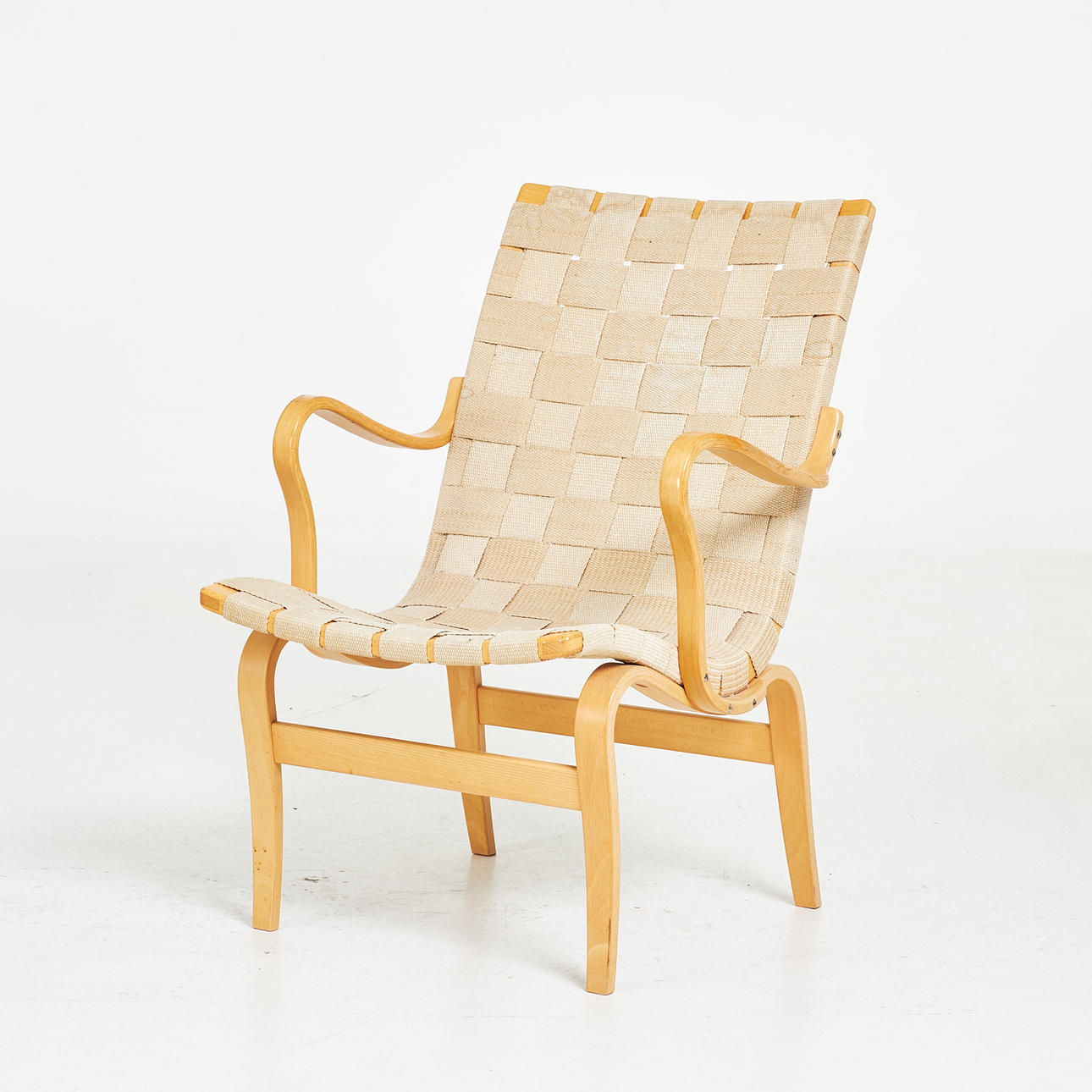BRUNO MATHSSON. "Eva", armchair, DUX.