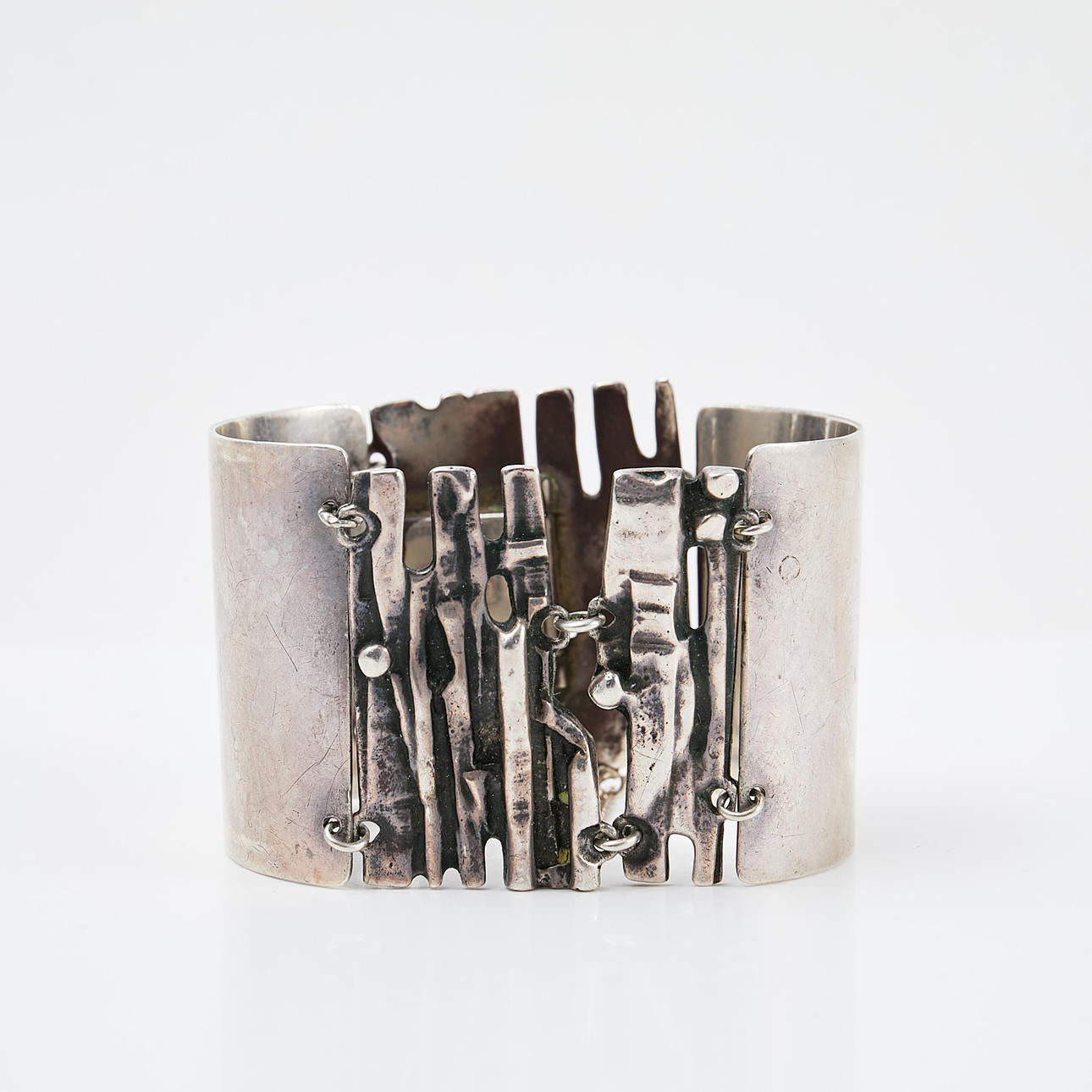 OLLE OLSSON. Bracelet, for Kaplans, silver.