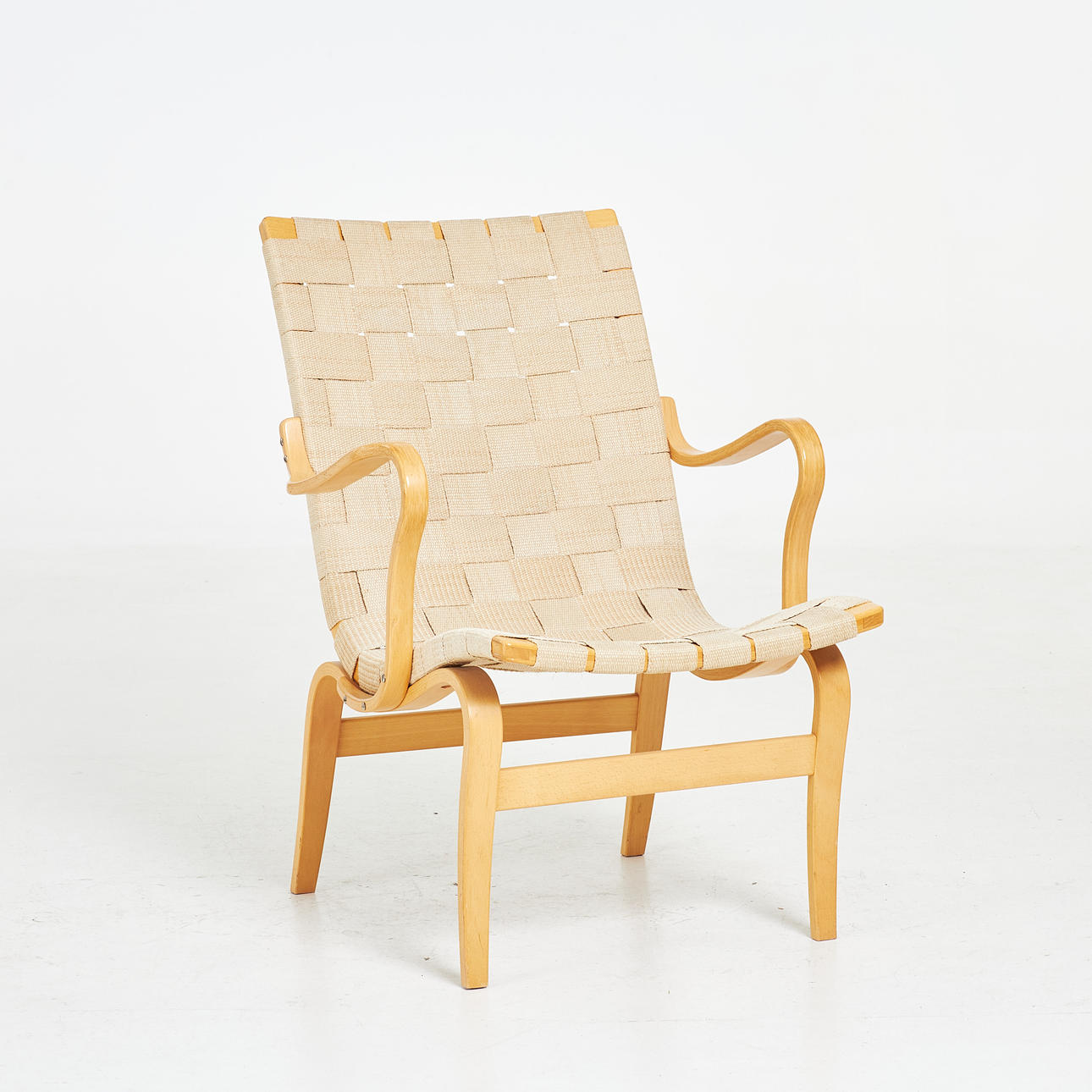 BRUNO MATHSSON. "Eva", armchair, DUX.