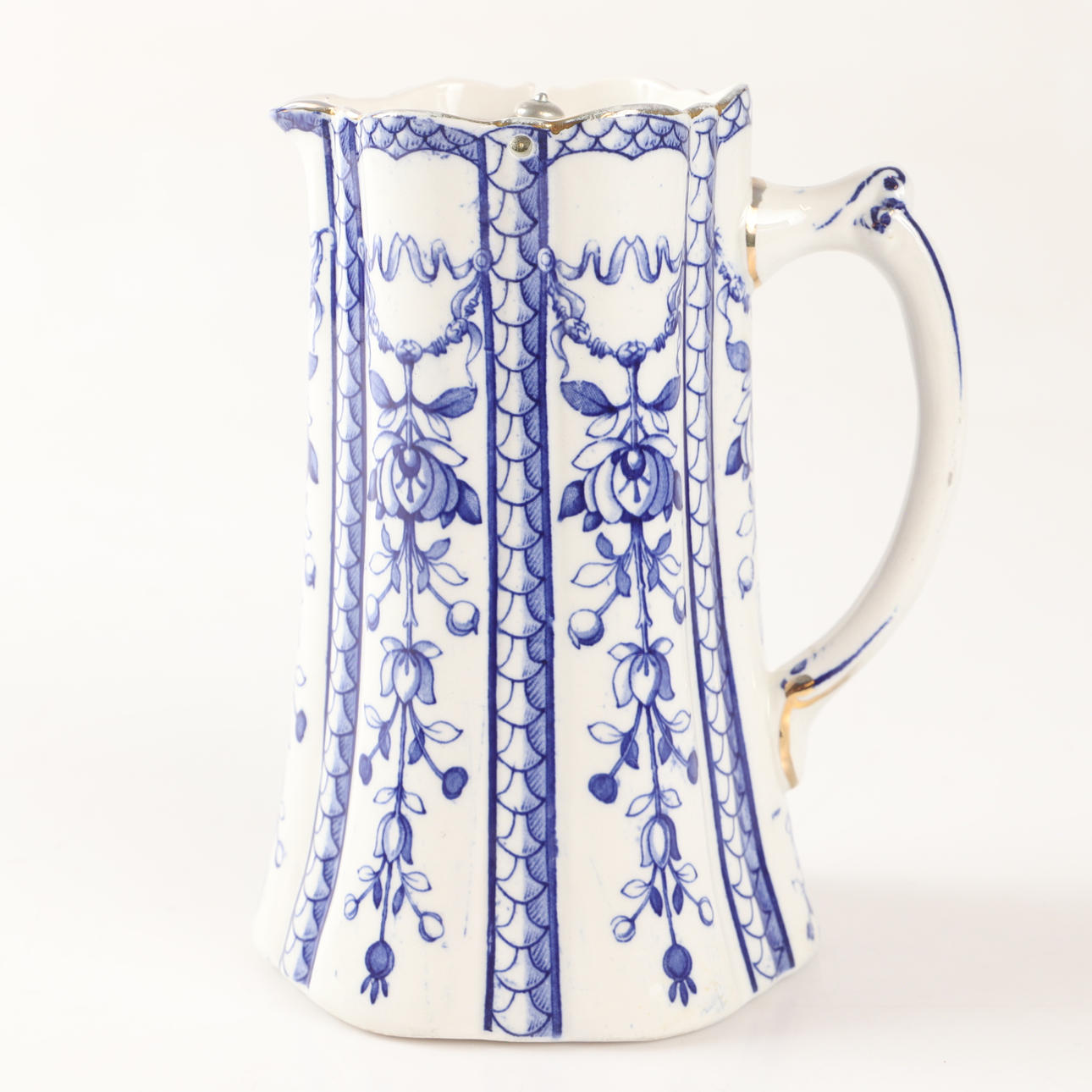 JUG, earthenware, Menai, England.