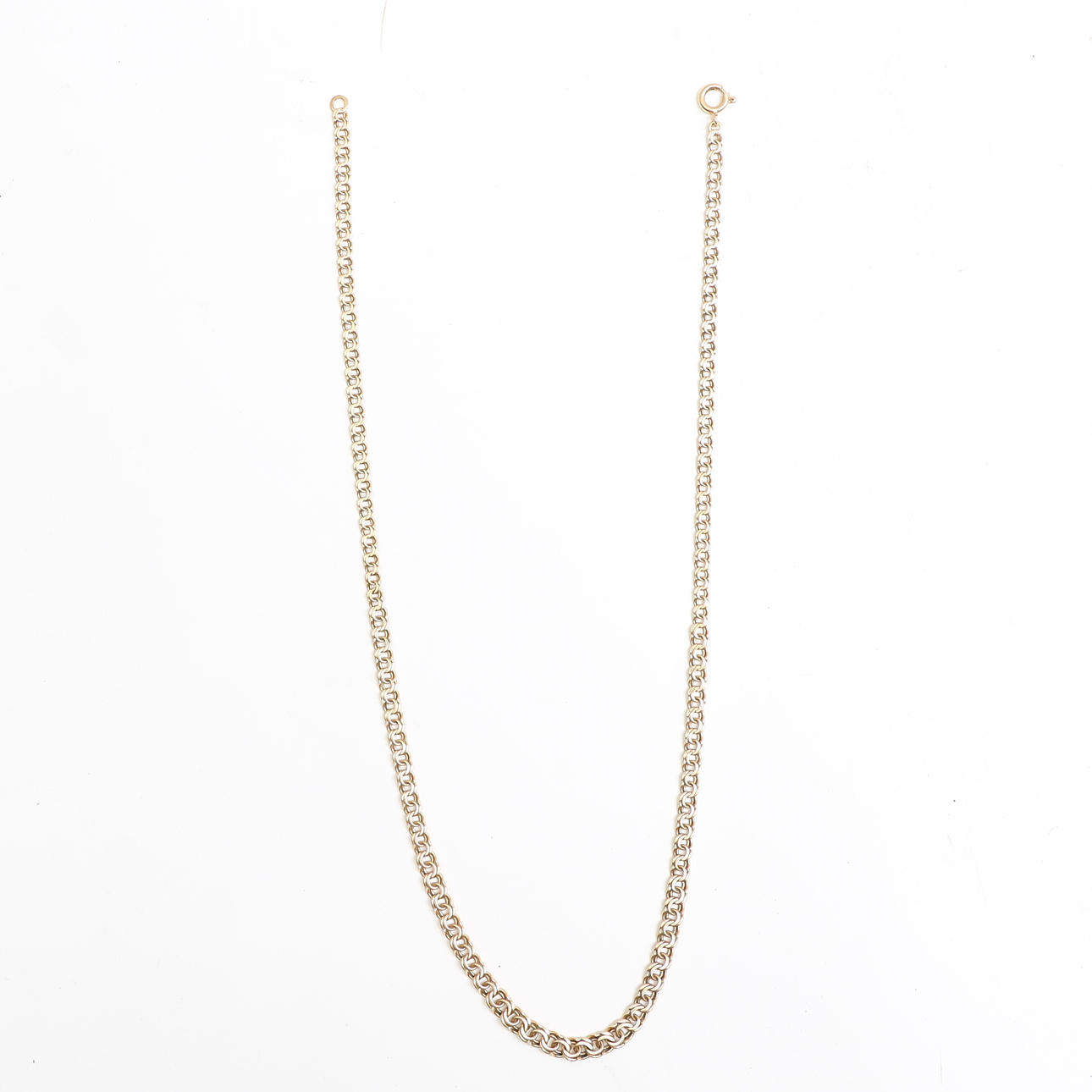 HALSBAND, 18k, guld, Doserad bismark.