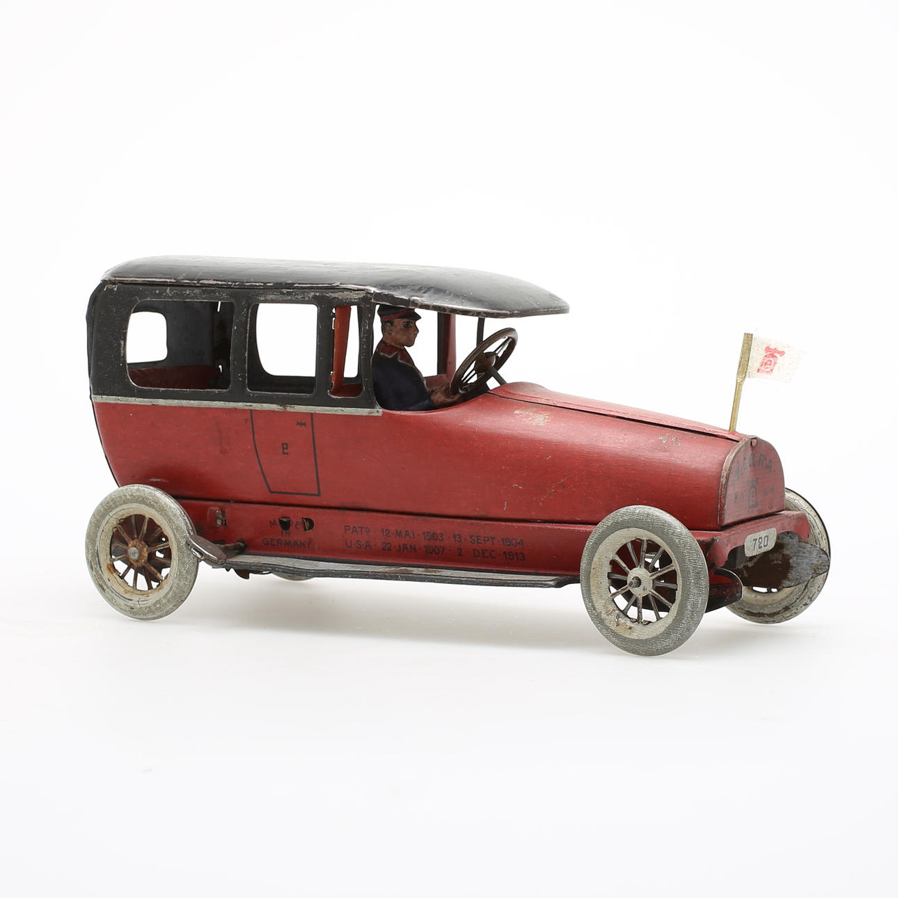 LEKSAKSBIL, plåt, "Terra", Lehmann, Tyskland, 1900-talets första kvartal.