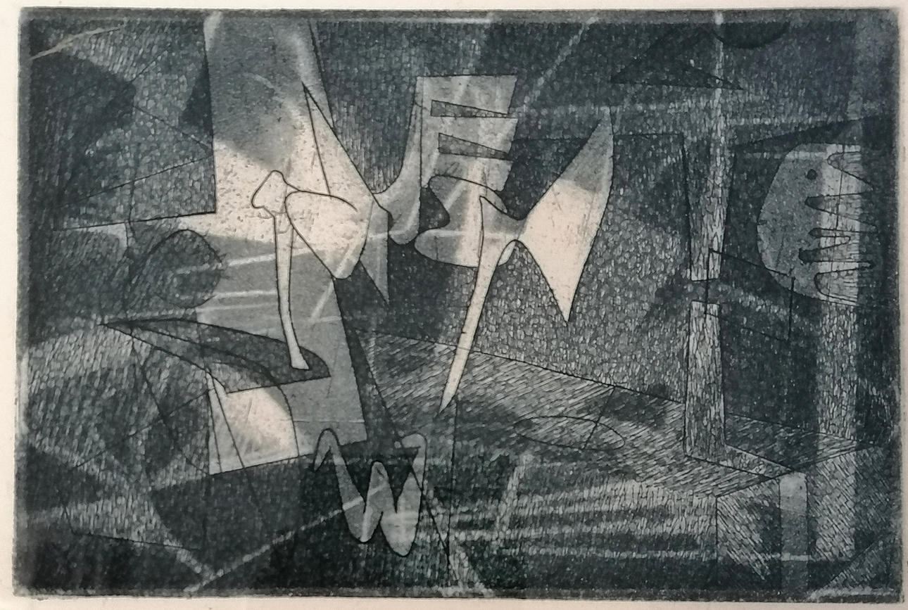 ABSTRACT ETCHING IN FRAME.