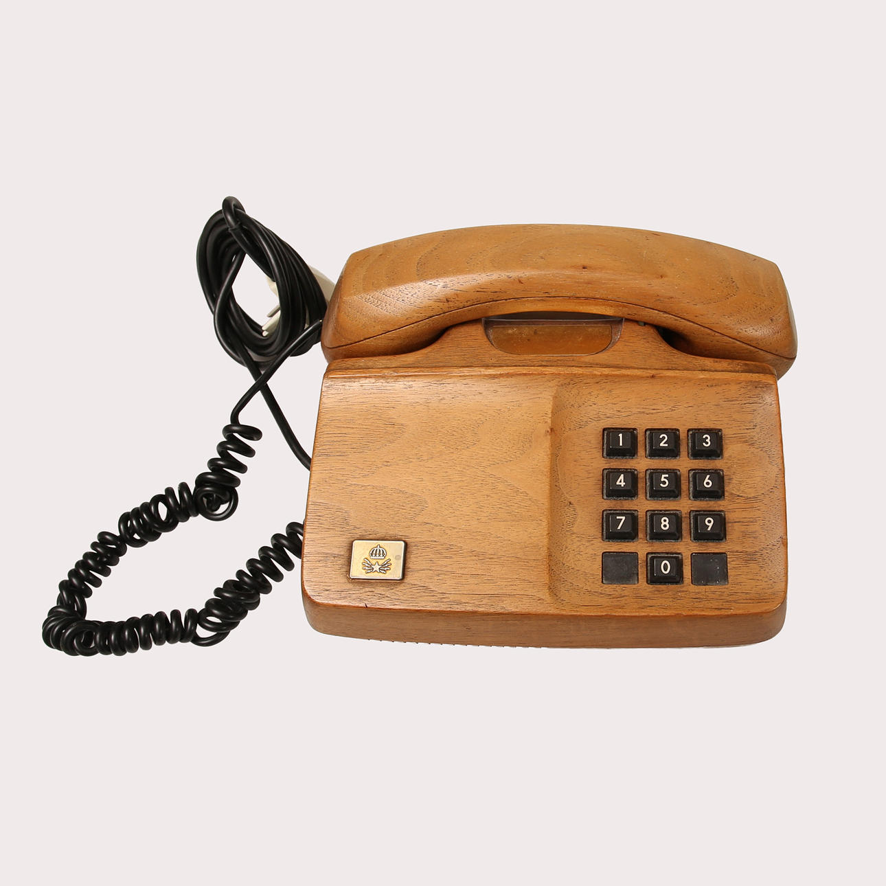 DESK TELEPHONE, Diavox, walnut, 1981.