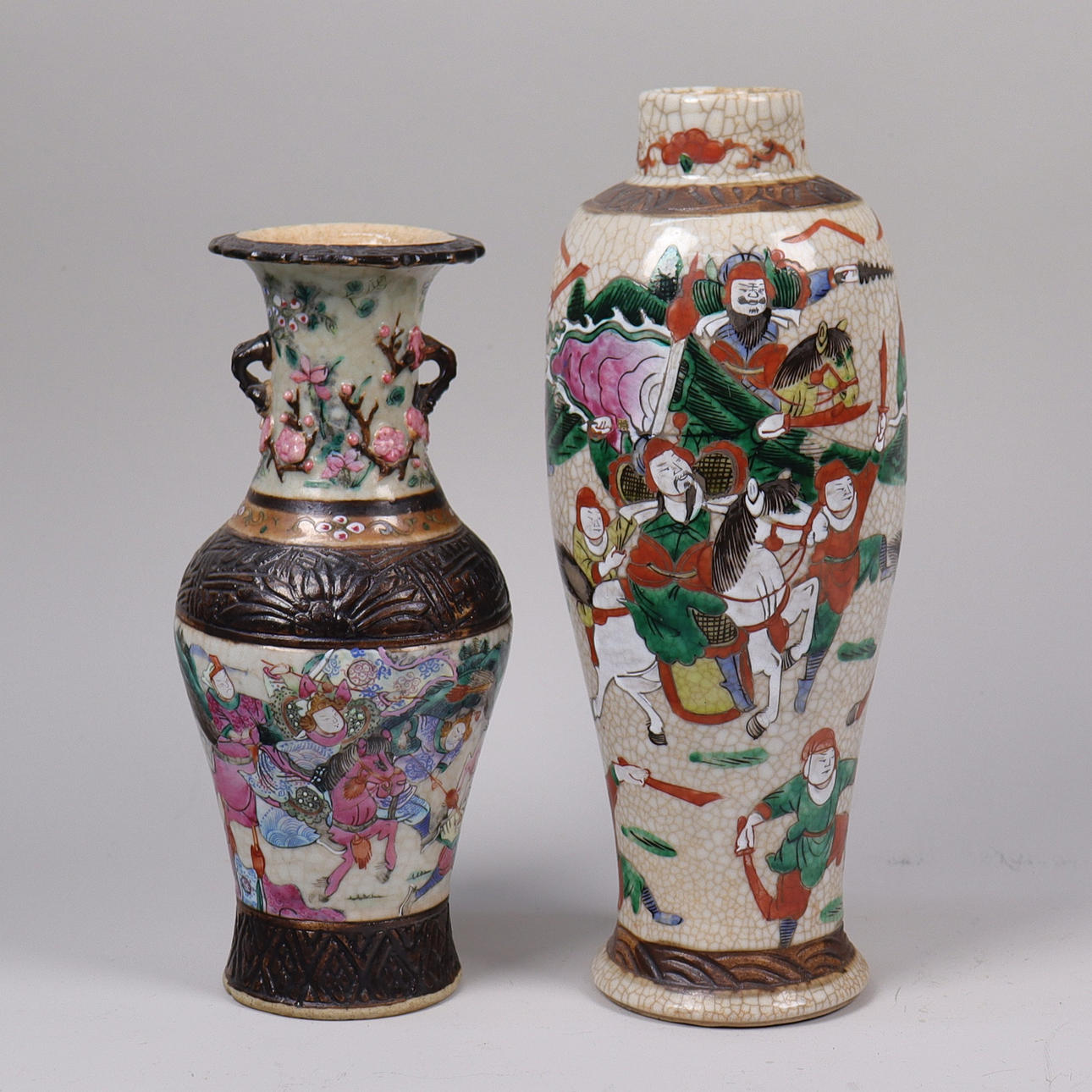 VASES, China, 20th century, 2 pcs.