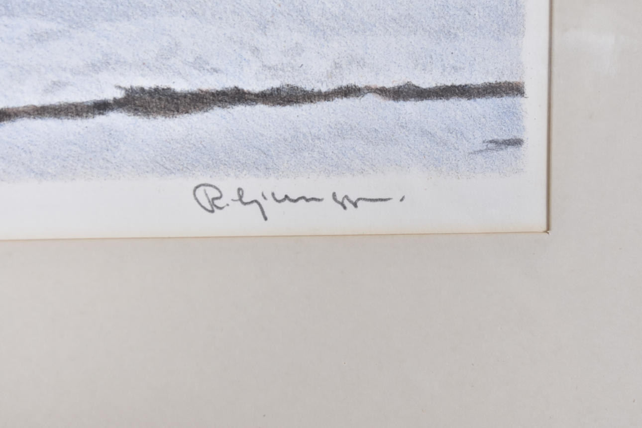 REINHOLD LJUNGGREN. Colour lithograph.