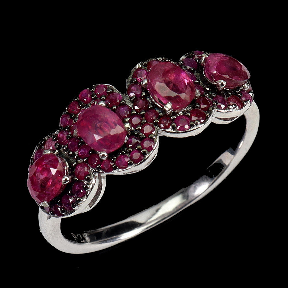 RUBY SET RING.