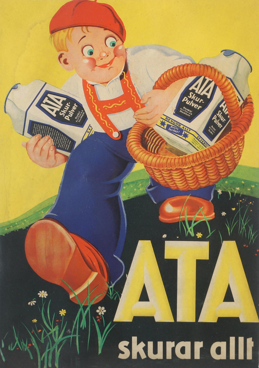 ADVERTISING POSTER, ATA, reproduction.