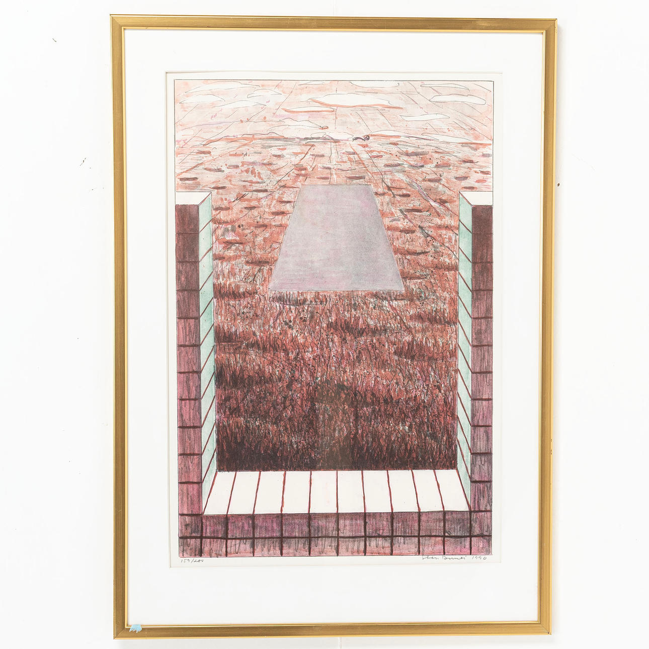 STEN DUNÉR (1931-2016), colour lithograph, signed and numbered 159/200.