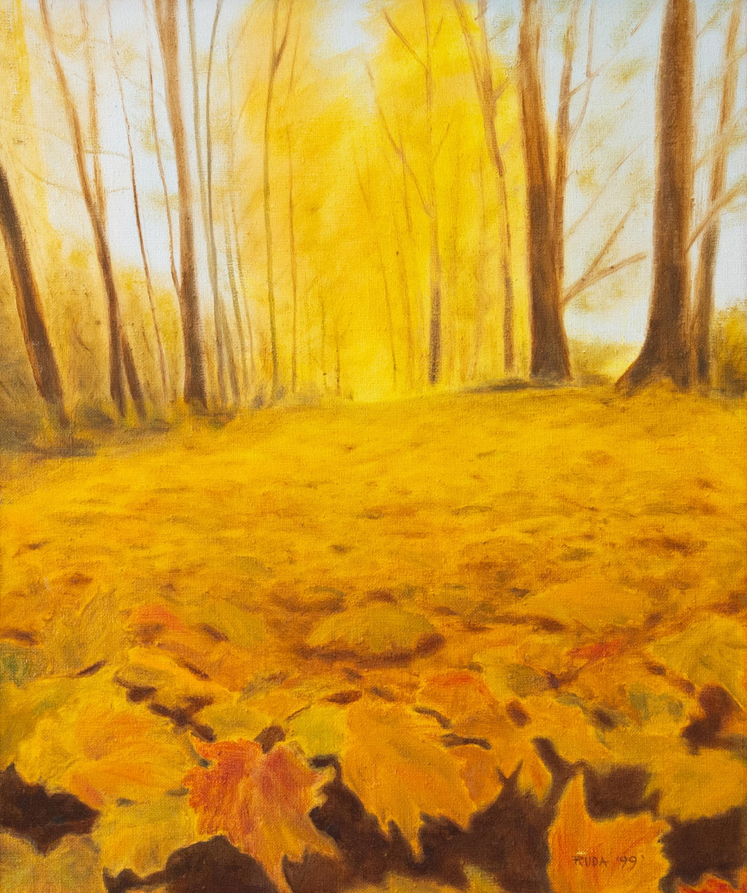 UBEKENDT KUNSTNER. Oil on canvas. Signed and dated.