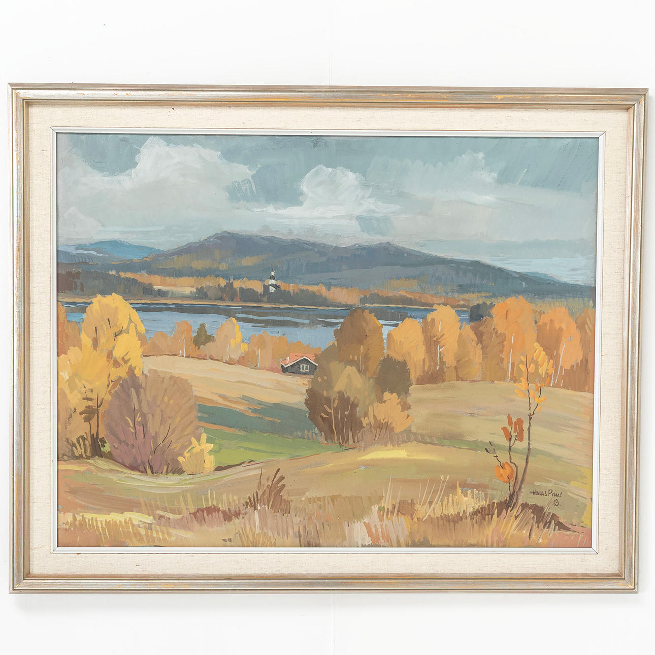 HANS PRINS (1908-1999). gouache, signed and dated 1969.