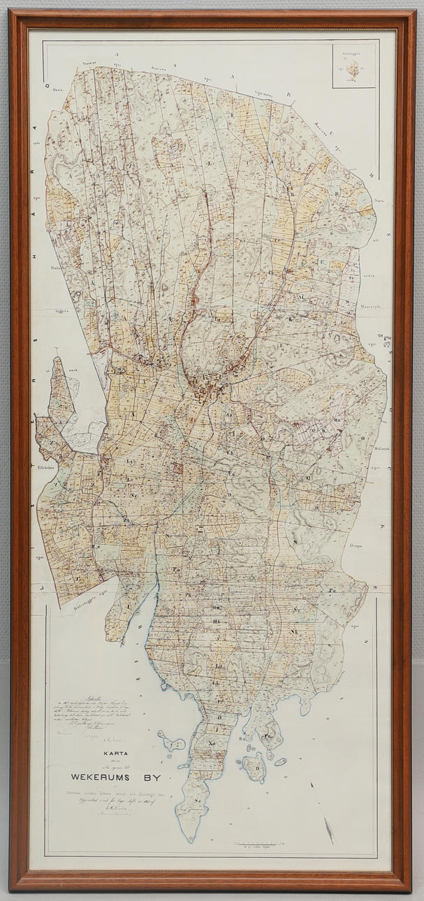 MAP, offset print, Vekerums by, Karlshamn.