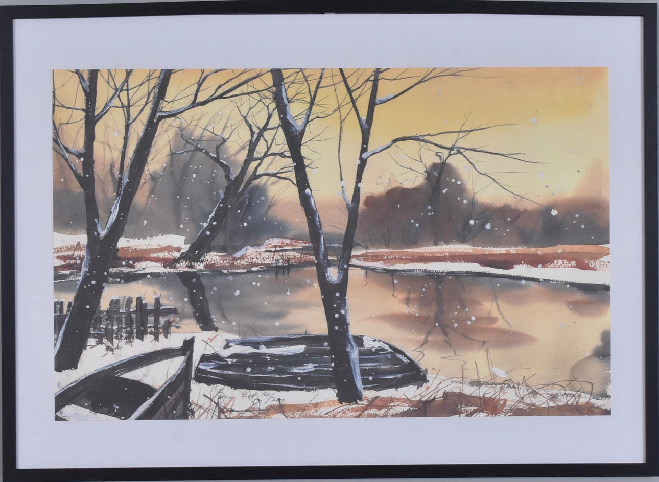 BORIS ZATS. Colour lithograph.