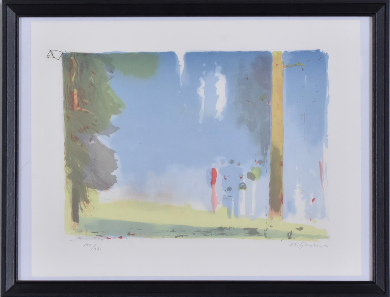 STIG MORIN. Colour lithograph.