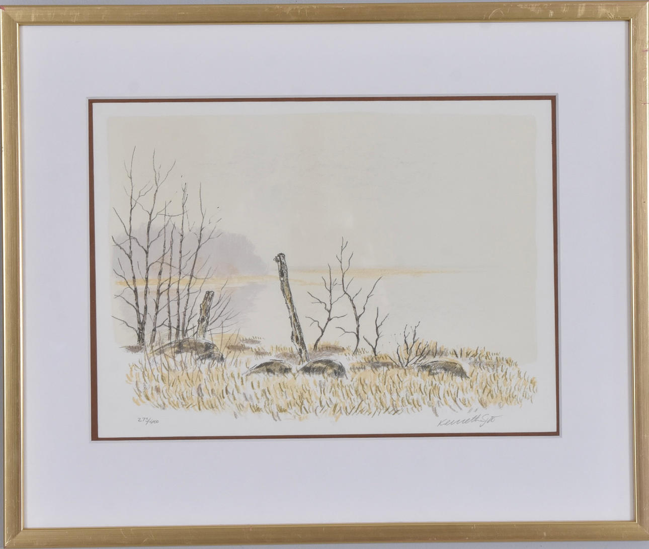 KENNETH SJÖÖ. Colour lithograph.
