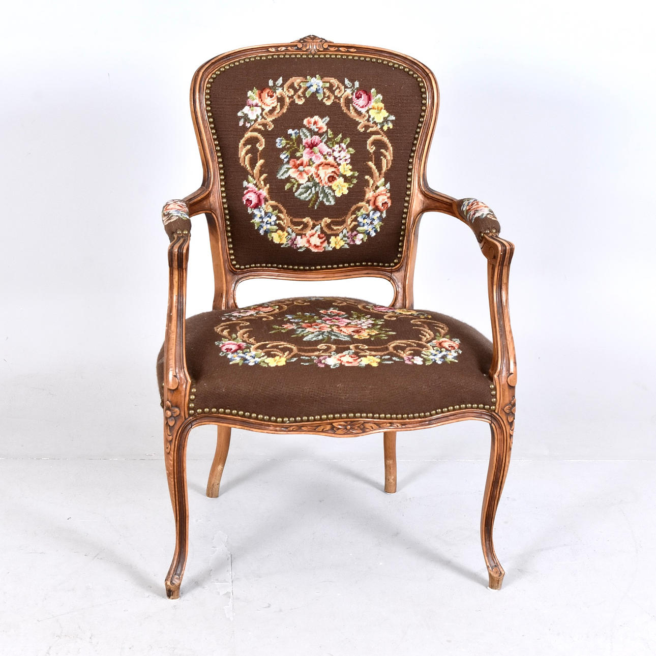 ARMCHAIR, Rococo style, 20th century.