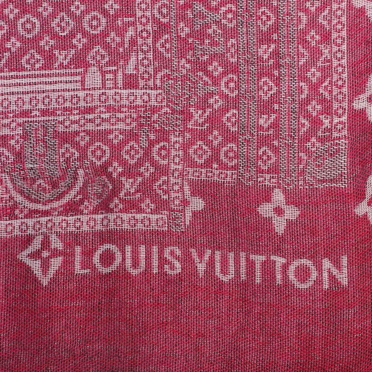 SCARF, Louis Vuitton, monogram, wool.