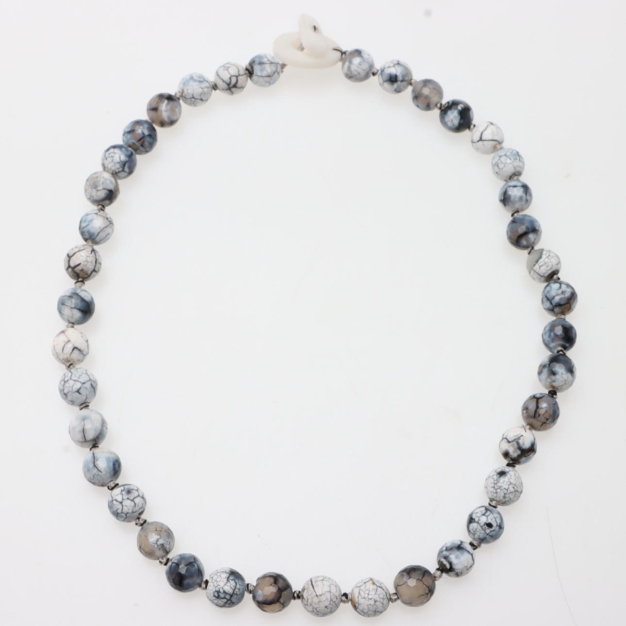 NECKLACE, agates, Brazil.