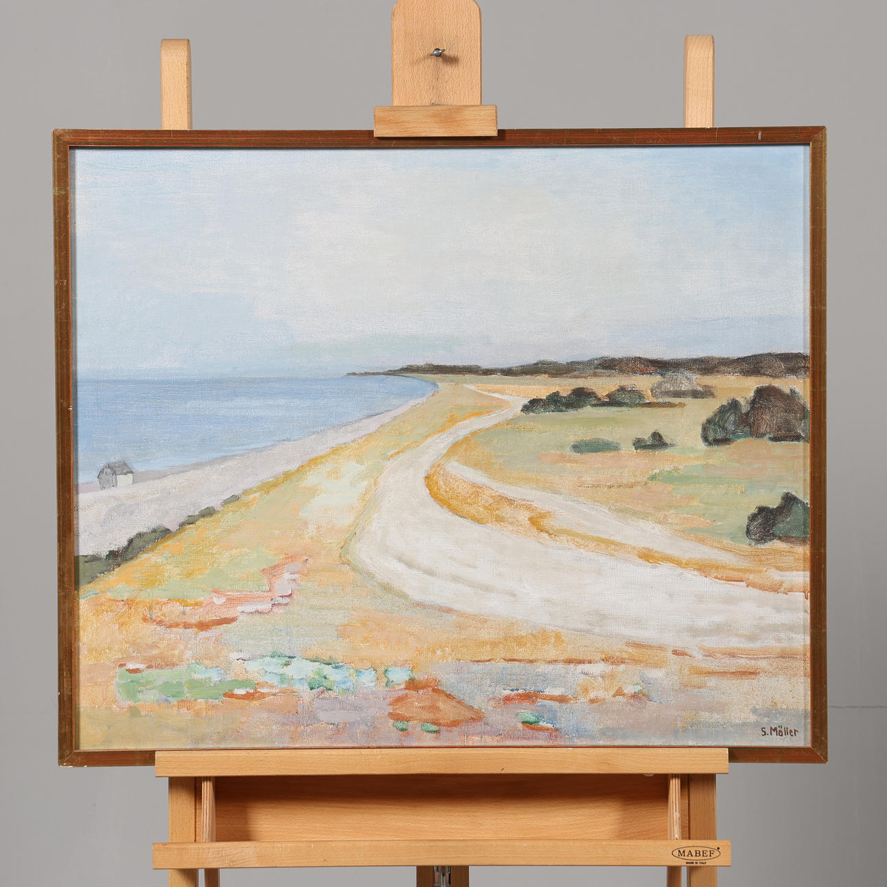 SIGURD MÖLLER. OIL ON CANVAS, signed.