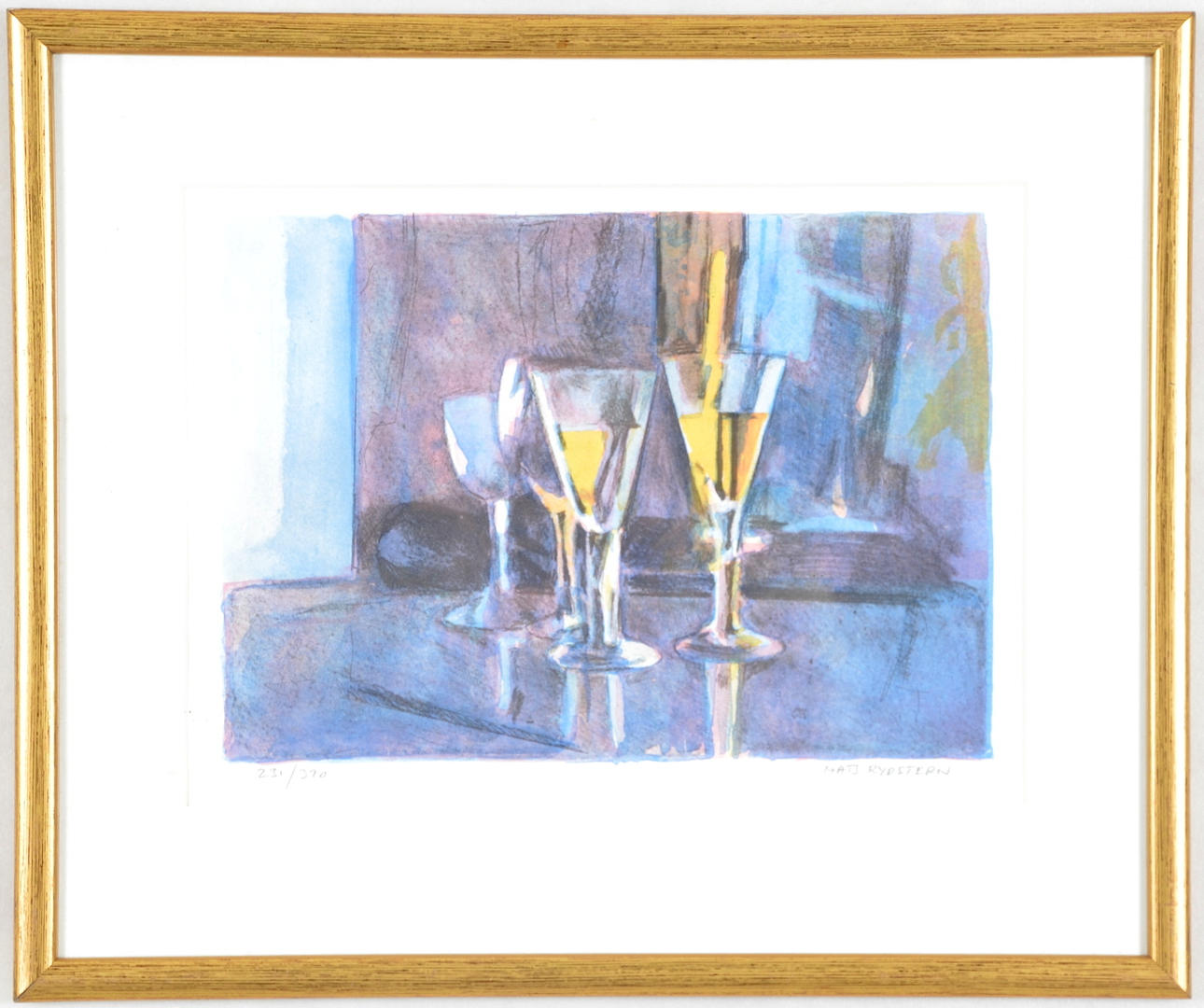 MATS RYDSTERN. Färglitografi.