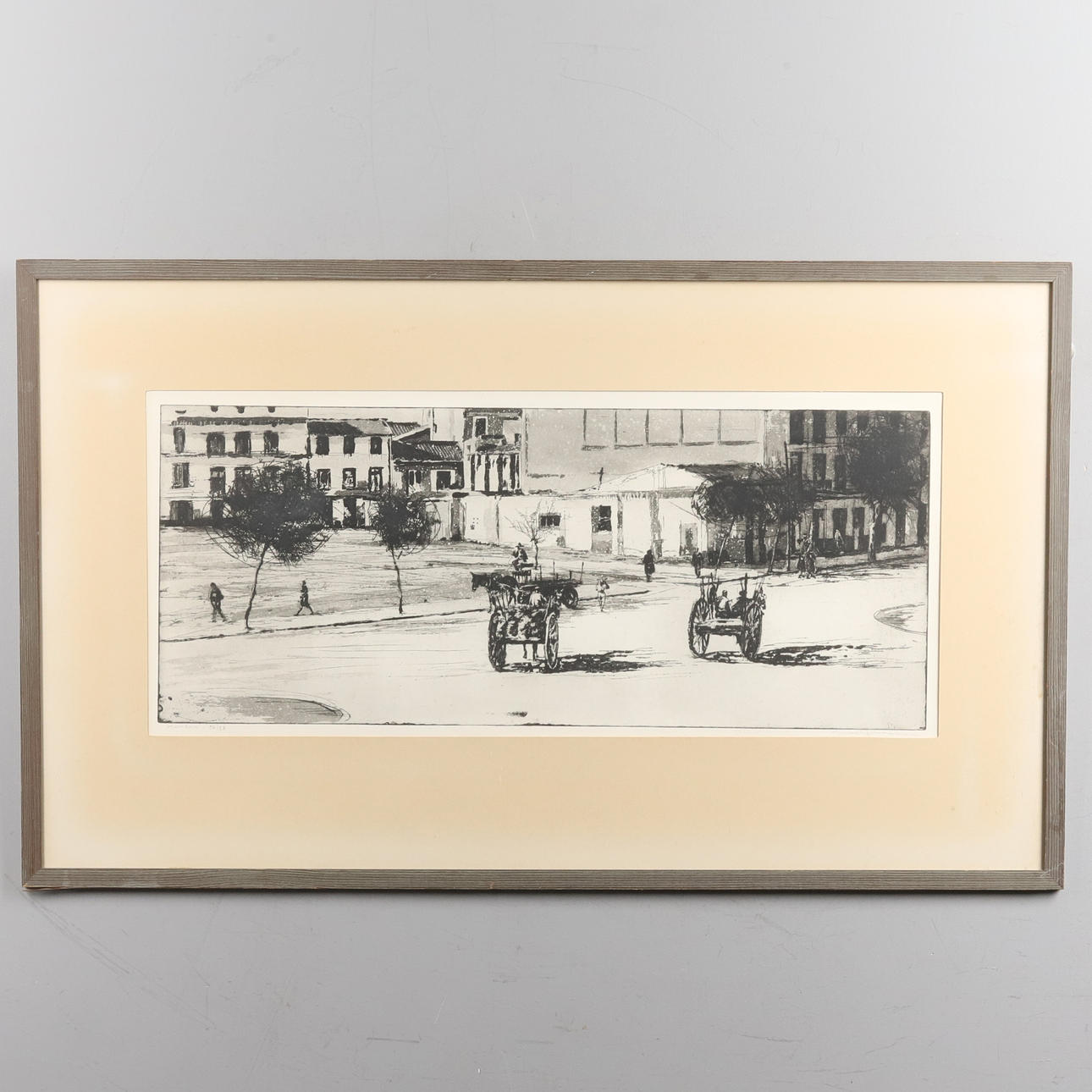 EINAR PERSSON. ETCHING, motif from Spain, signed and numbered 26/27.