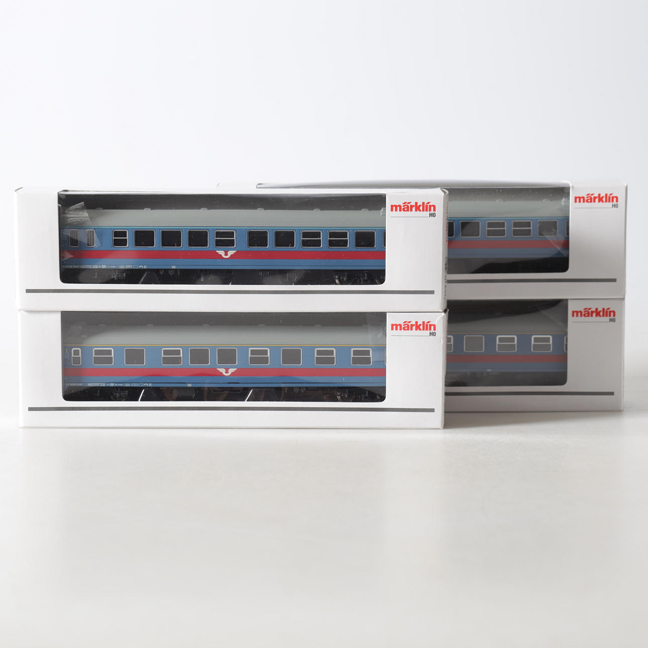 PASSAGERARVAGNAR, set, 43784, H0, SJ, Märklin.