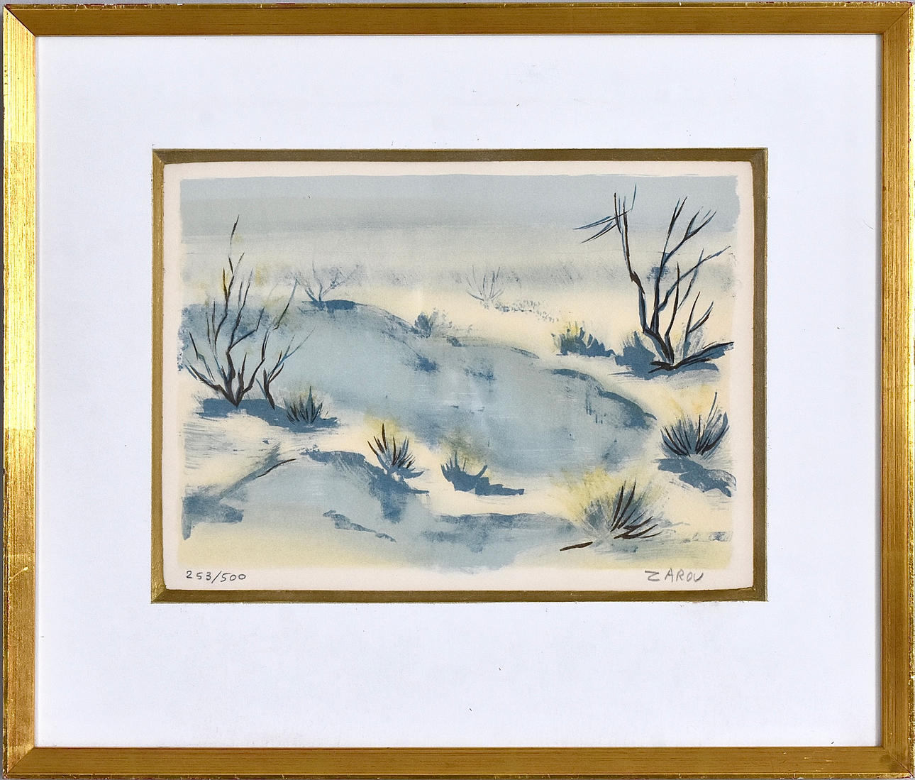 VICTOR ZAROU. Colour lithograph.