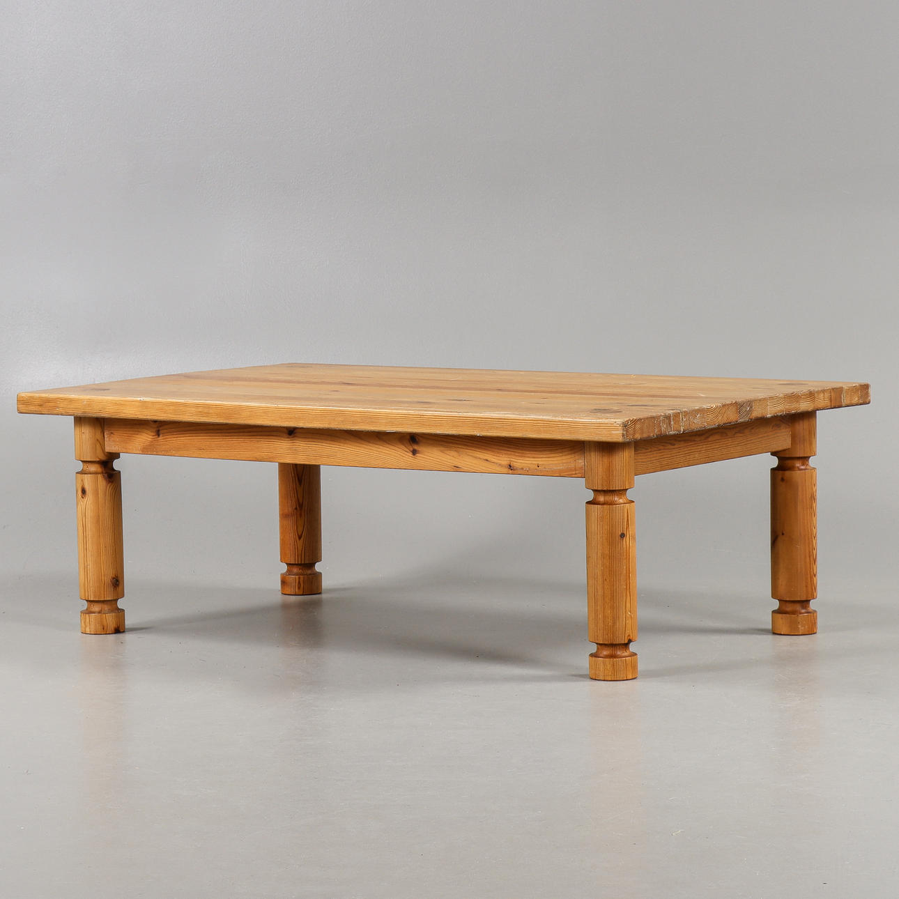 SVEN LARSSON. coffee table, pine, 1970s.