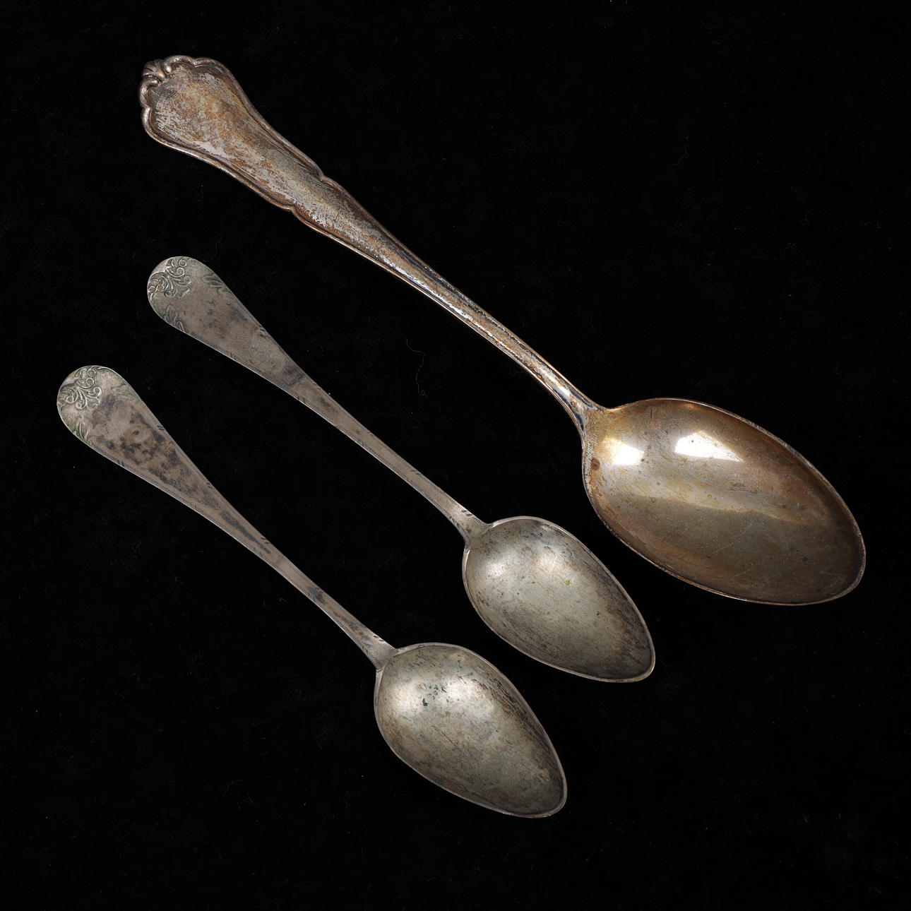 SKEDAR, 3 st, silver, vikt 55 gram.
