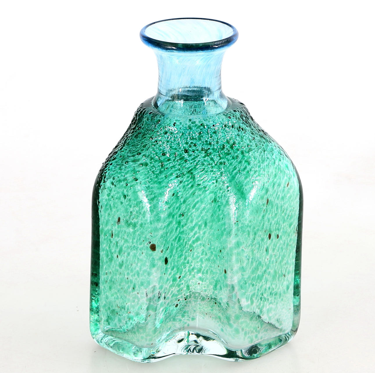 KONSTGLAS, vas, Bruksforshyttan, Robertsfors, signerad, 1900-tal.