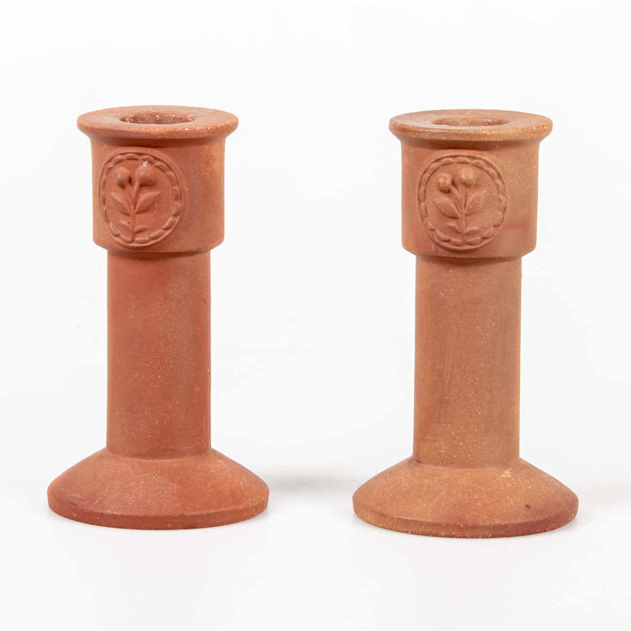 KARIN BJÖRQUIST. Gustavsberg. Candlesticks, stoneware, a pair.