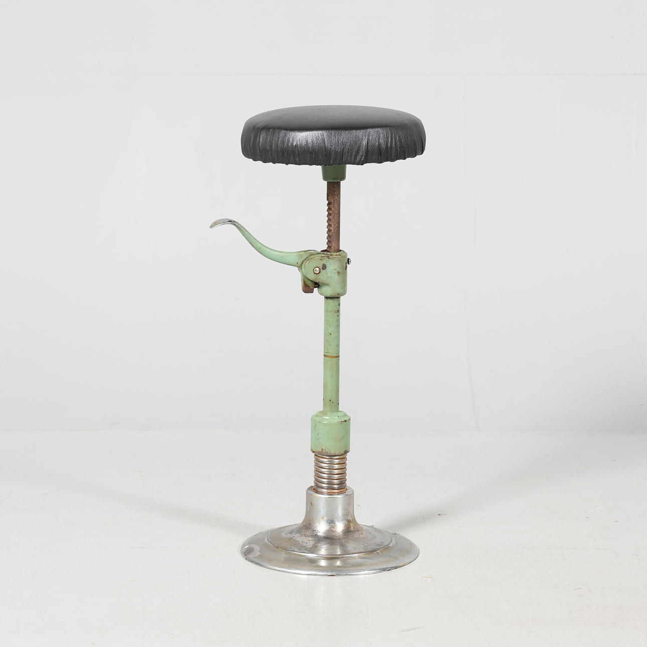 BARBER'S STOOL, 20th century.