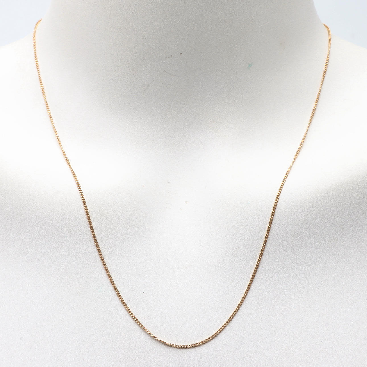 NECKLACE, 18K gold, curb link.