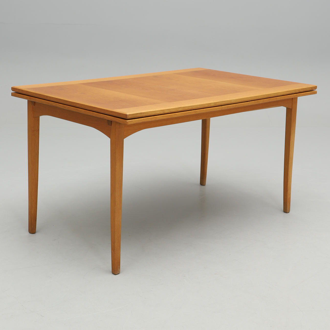 CARL MALMSTEN. DINING TABLE, "Gustavus", oak.