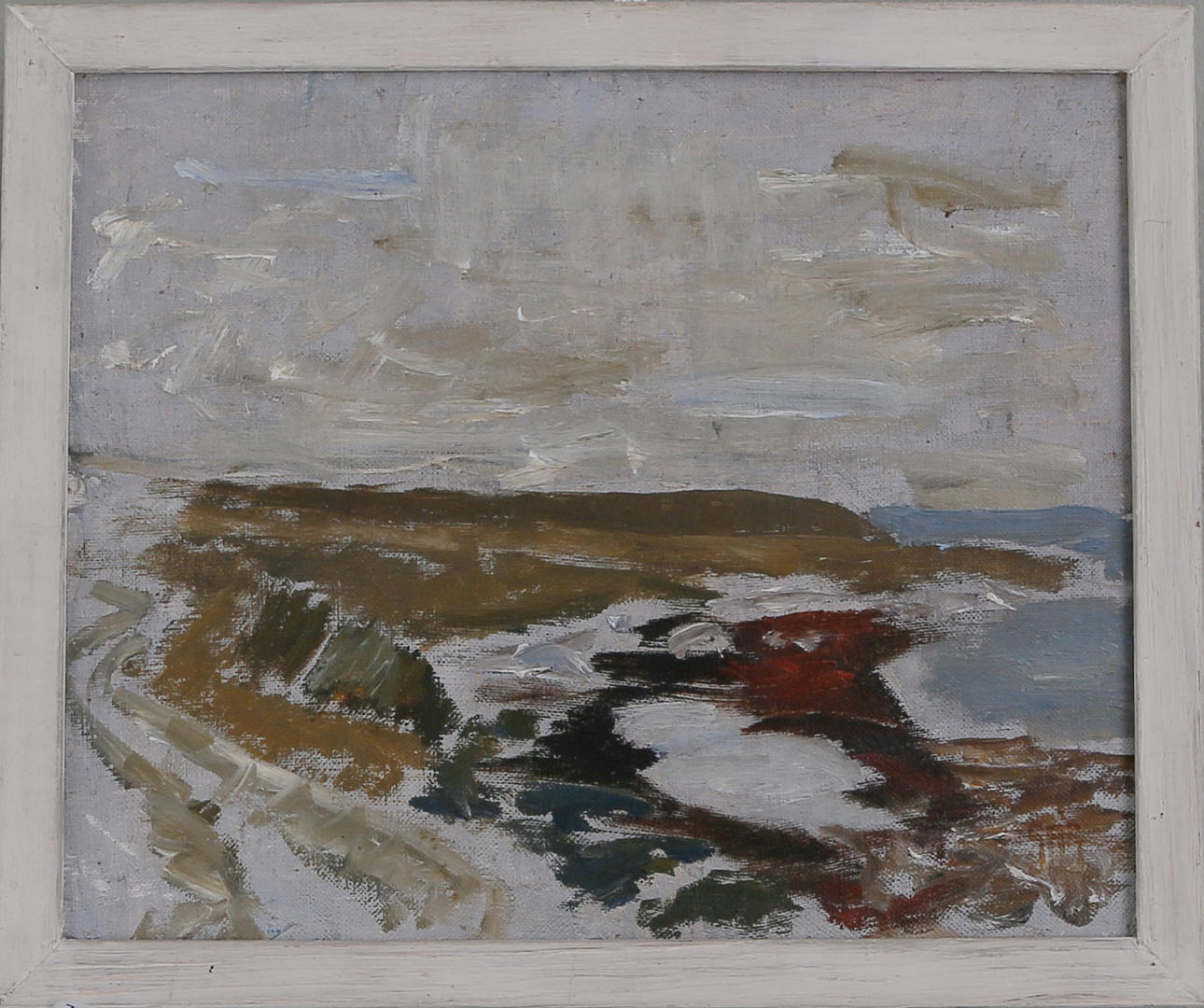 SVEN BERTIL SVENSSON. Strandmotiv, olja på pannå, signerad.