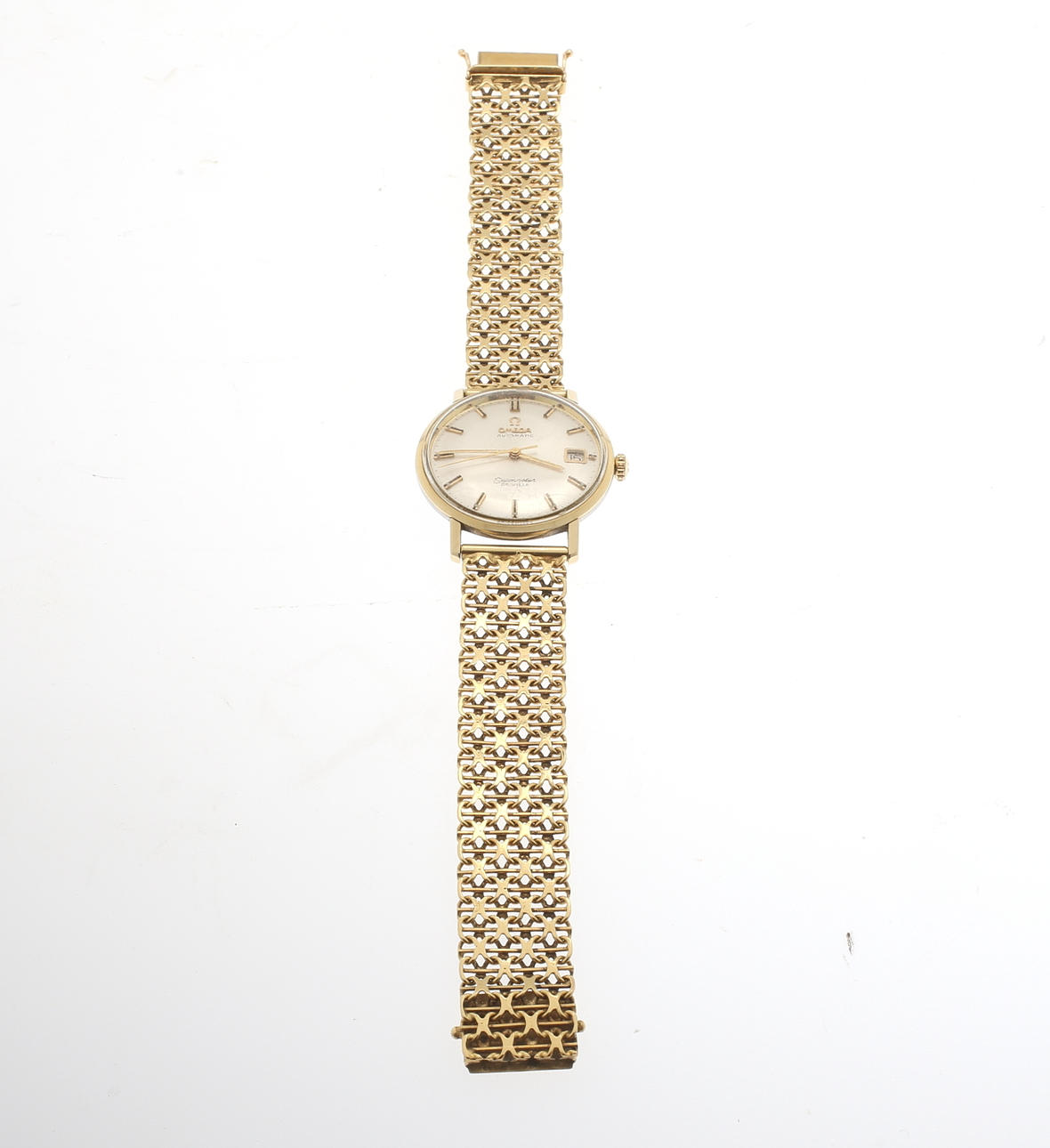 ARMBANDSUR, Omega Seamaster De Ville Automatic, ARMBAND 18K GULD.